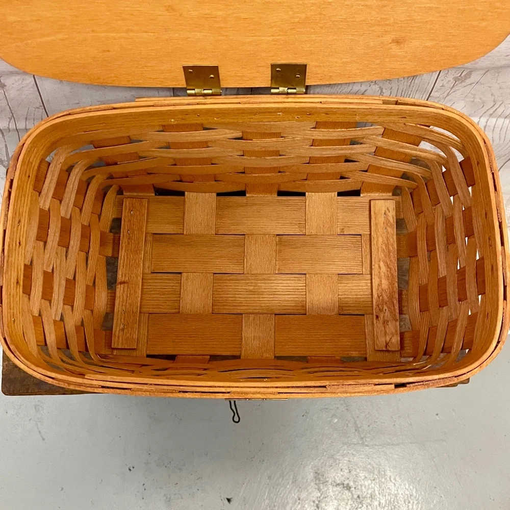 Ivory Soap Commemorative Footed Basket by Peterboro Basket Co.